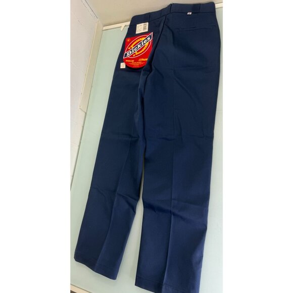 Vintage Dickies Work Pants Navy Blue Made In USA Deadstock Rare!